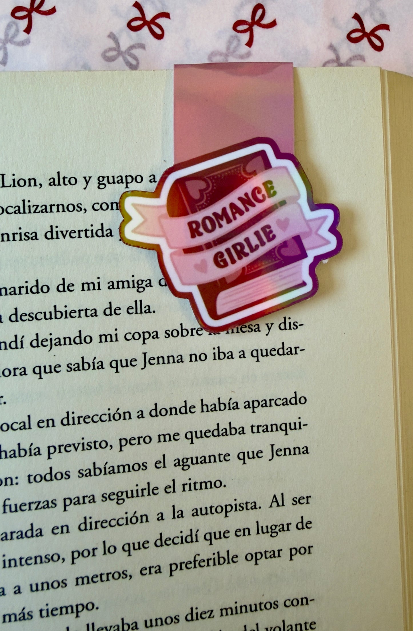 Marcapáginas magnético libro “Romance Girlie”