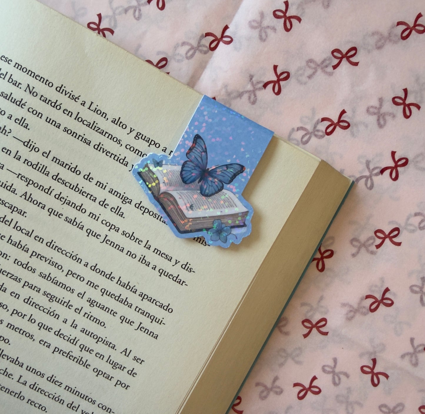 Marcapáginas libro y mariposa 🦋