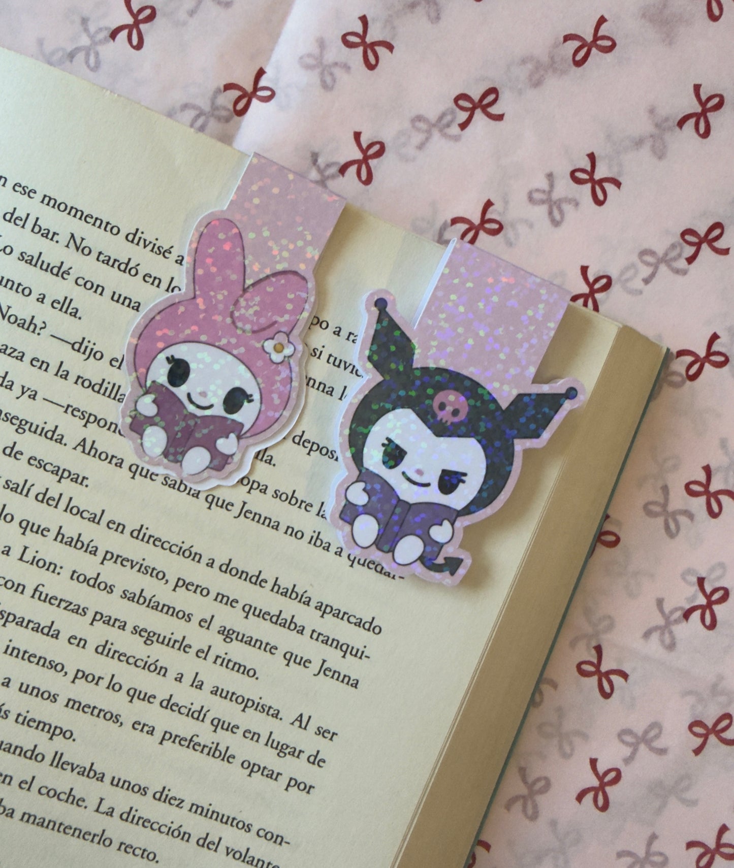Marcapáginas magnético My Melody / Kuromi ✨ | Hecho a mano