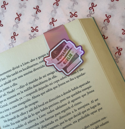 Marcapáginas magnético libro “Romance Girlie”