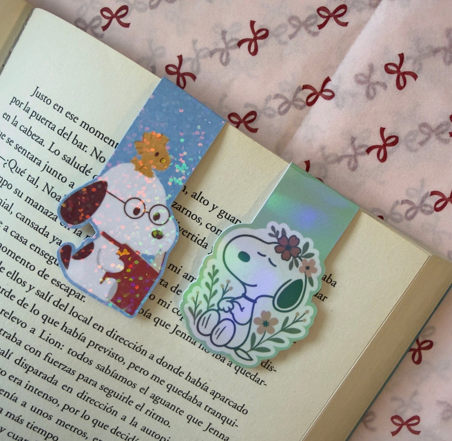 ✨ Marcapáginas magnético Snoopy – Cute & cozy