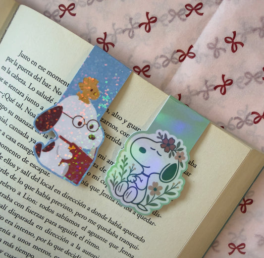 ✨ Marcapáginas magnético Snoopy – Cute & cozy