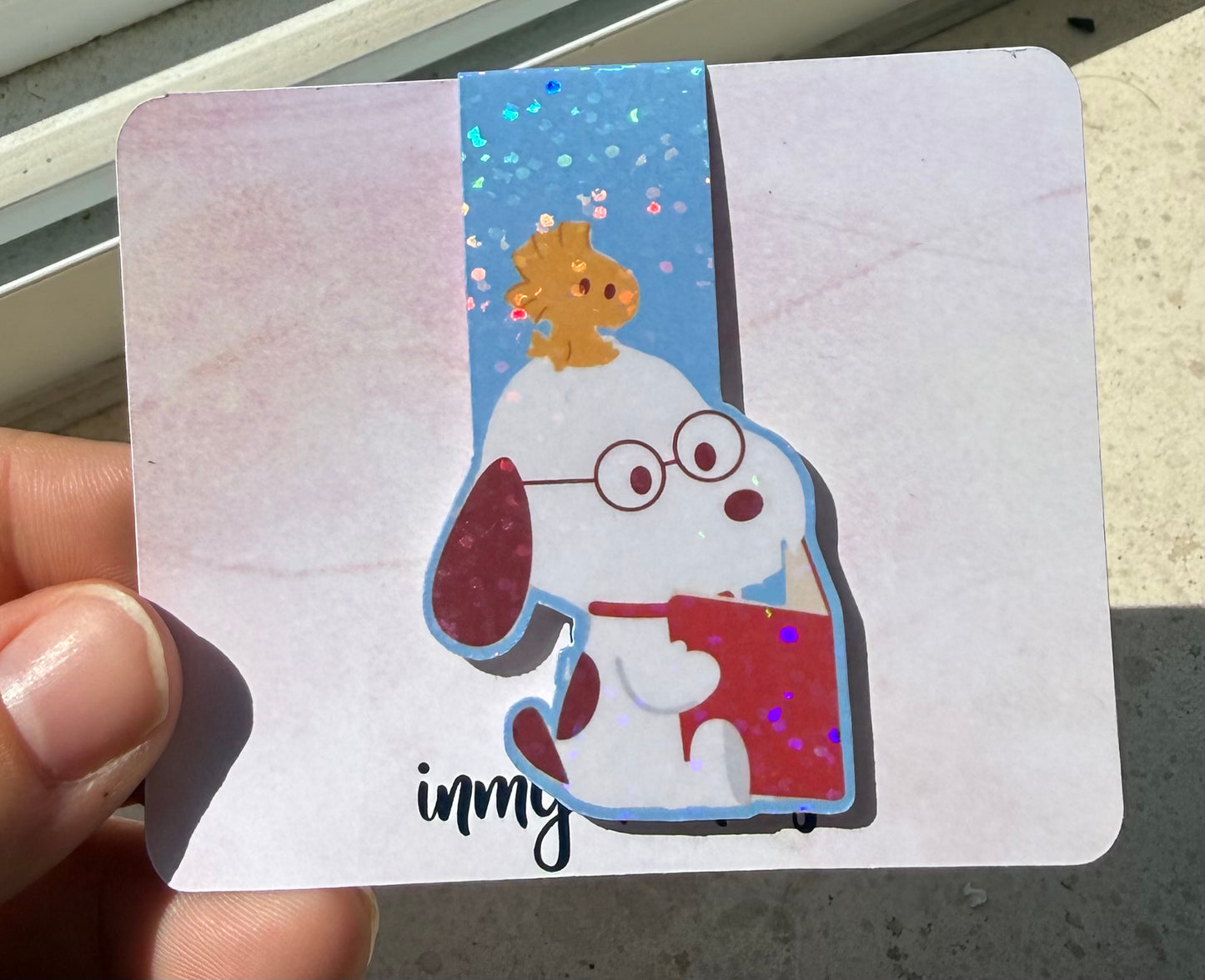 ✨ Marcapáginas magnético Snoopy – Cute & cozy