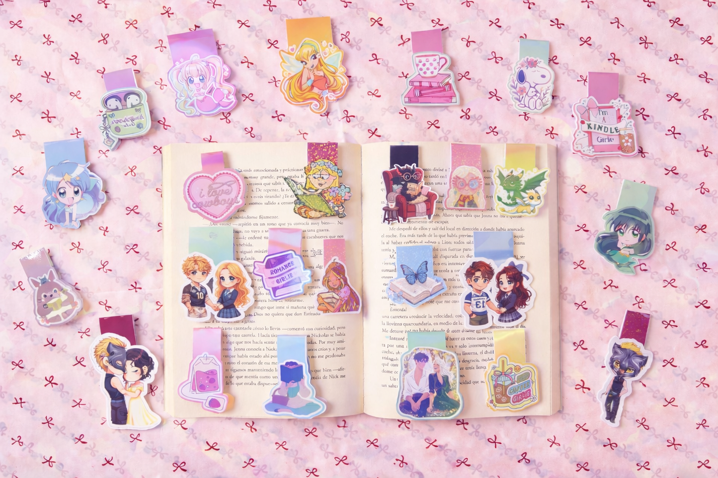 Pack 3 marcapáginas magnéticos ✨