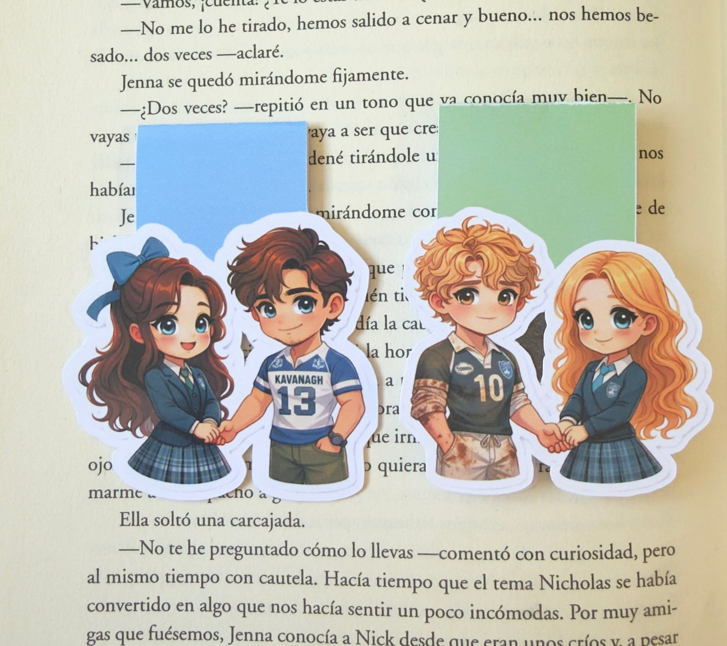 ✨ Marcapáginas magnéticos – Chicos de Tommen ✨