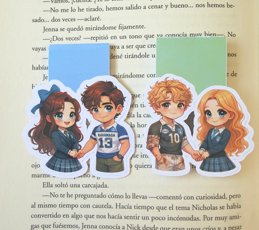 ✨ Marcapáginas magnéticos – Chicos de Tommen ✨